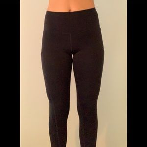 2 Aerie Chill Play Move Black Leggings